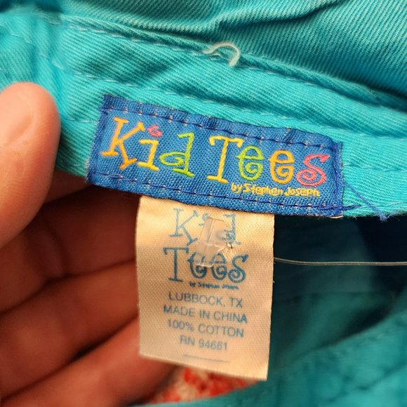 NWOT Kid Tees Aqua Baltimore Crab Bucket Hat Size 6-12 Months - Picture 10 of 12